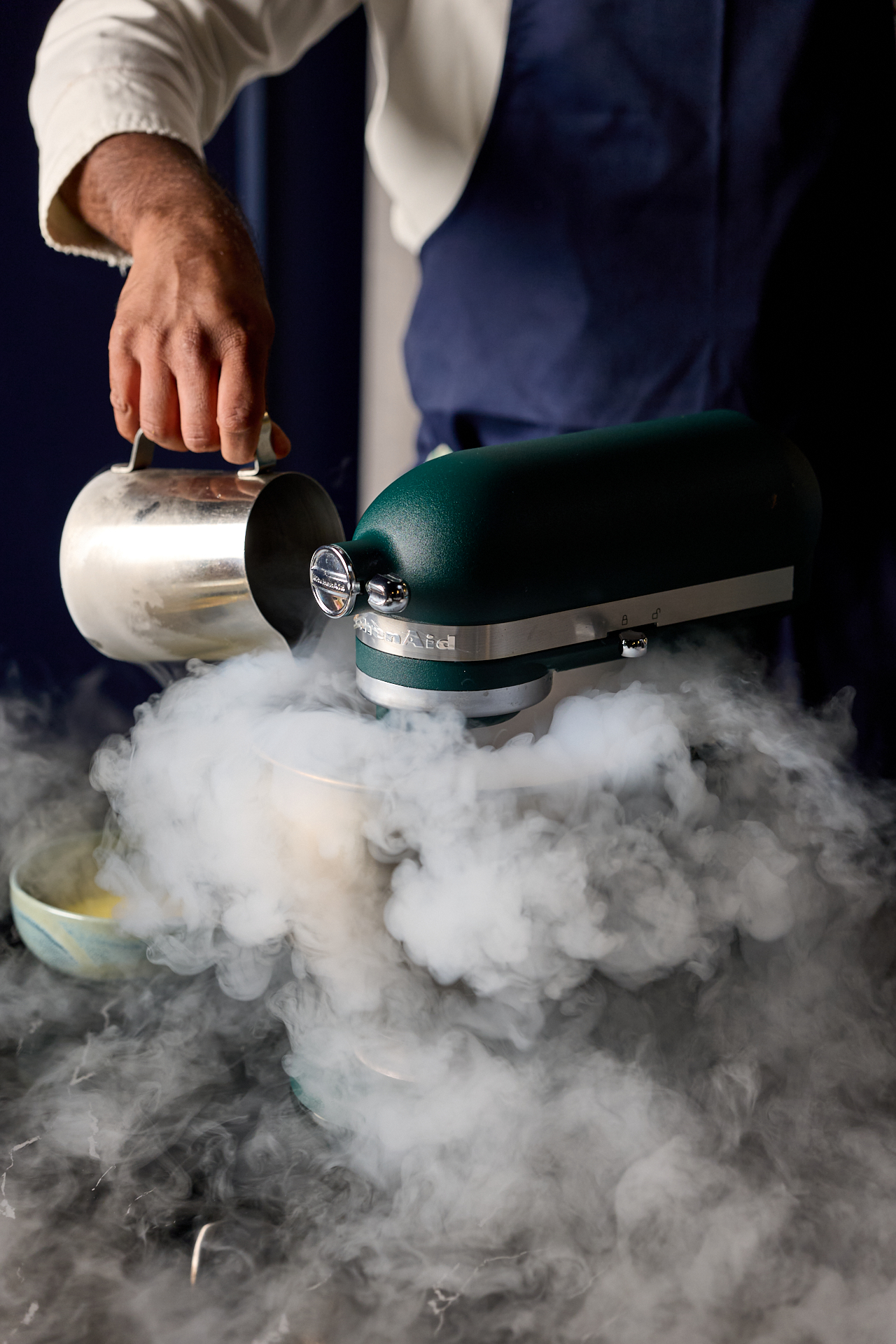 Traditional feast arrangement with an array of curries, chutneys, and accompaniments