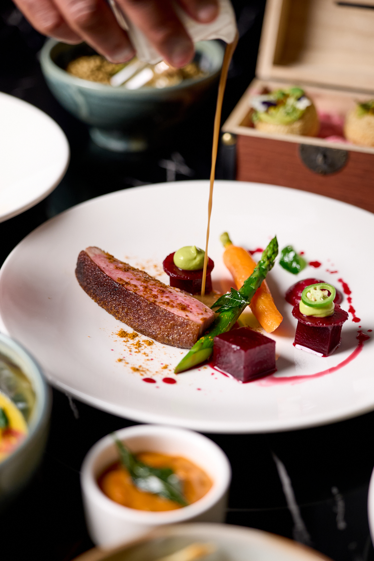 Signature dish from the Southern Spice kitchen with aromatic curry leaves and mustard seeds