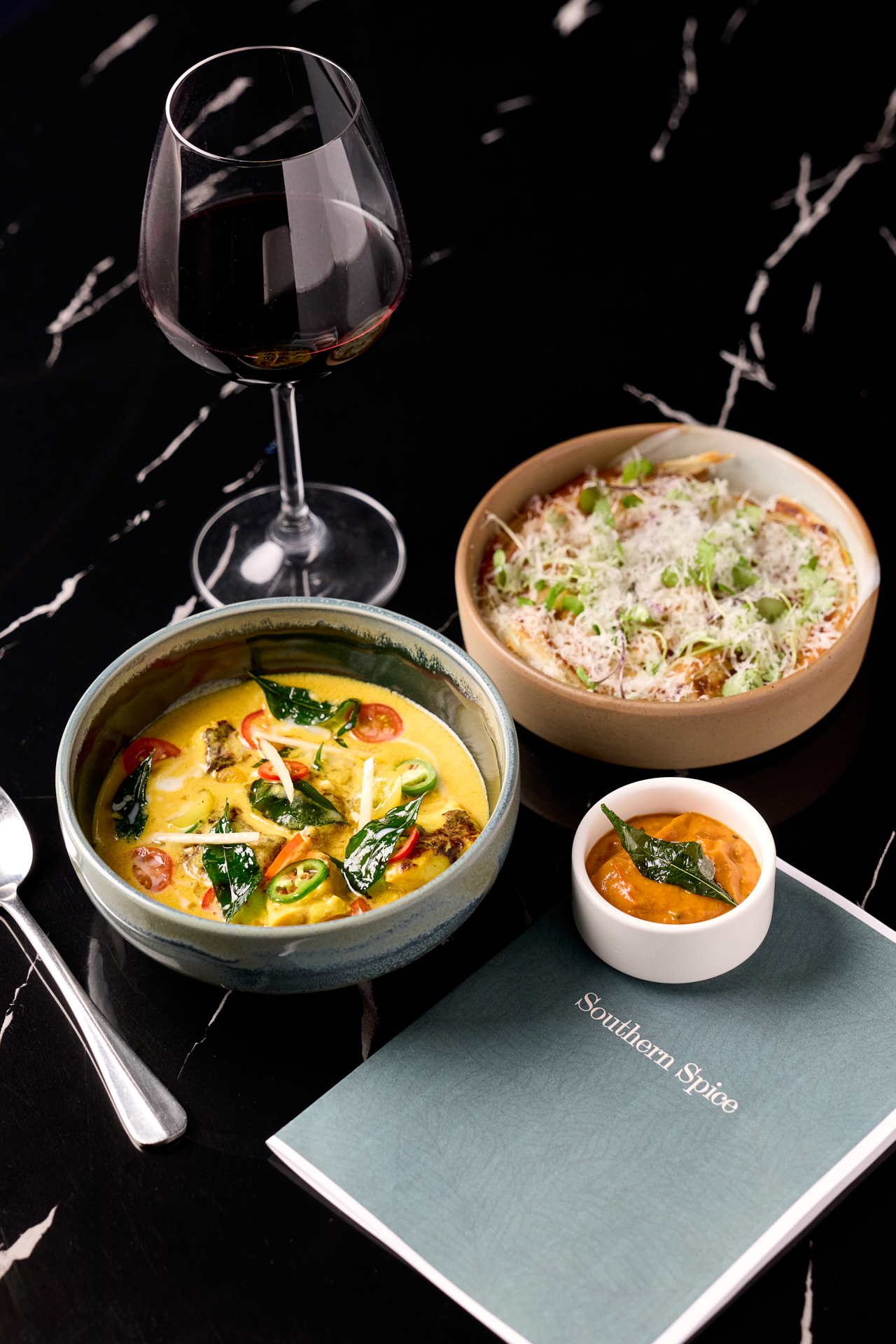 Richly spiced dish capturing the essence of coastal South Indian flavours